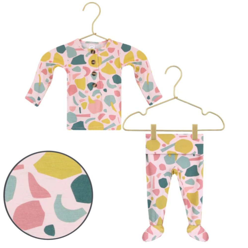 Lou Lou & Company Newborn Girl Hallie Top & Bottom